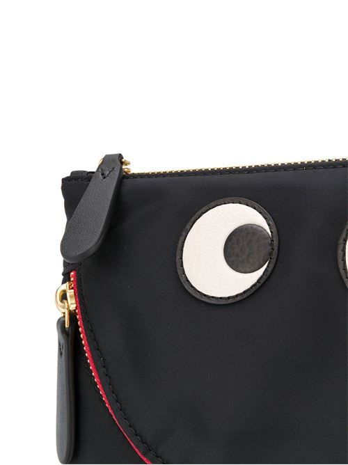 Black Eyes zipped pouch Anya Hindmarch | 152976BLACK